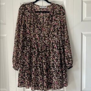 Zara Floral Print Blouse